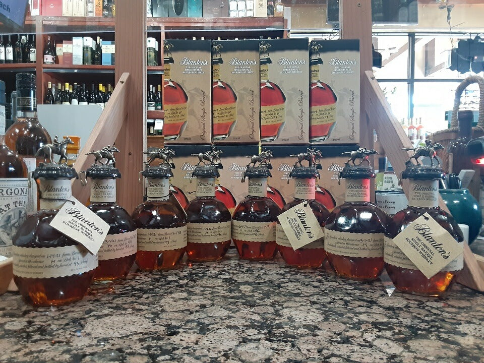 Blanton's Original Single Barrel Bourbon Whiskey 375ml Full Complete Set 8-Pack