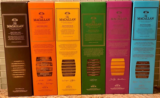 MACALLAN EDITION 1-6 SET 750Ml