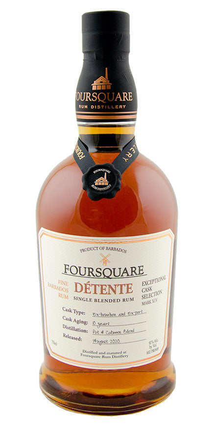 Foursquare Rum Distillery Exceptional Cask Selection Mark XIV Detente Single Blended Rum 750ml