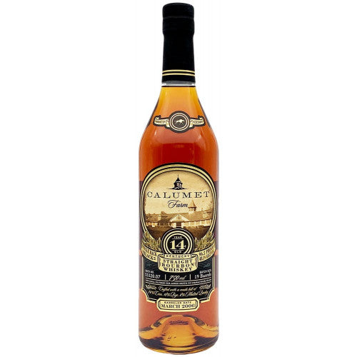 Calumet Farm 14 Year Old Single Rack Black Bourbon Whiskey 750ml