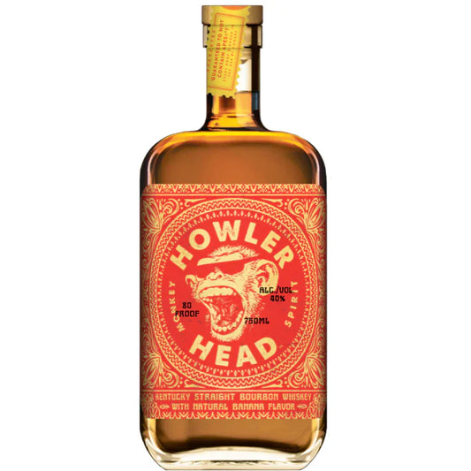 Howler Head Banana Infused Kentucky Straight Bourbon Whiskey 750ml