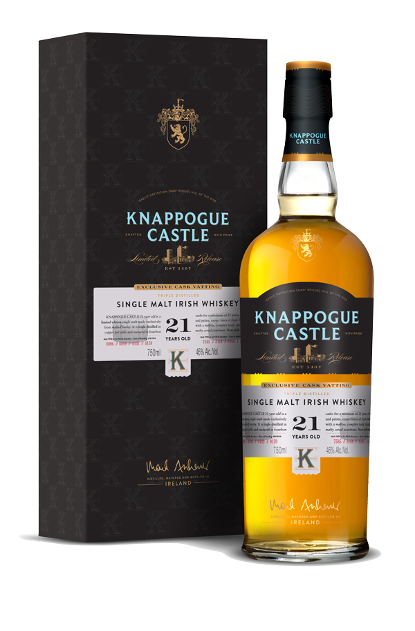 Knappogue Castle 21 year Single Malt Irish Whiskey 750ml