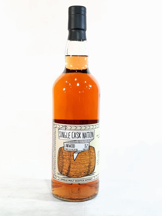 Single Cask Nation Linkwood 12 Year Old Single Malt Scotch Whisky 750ml