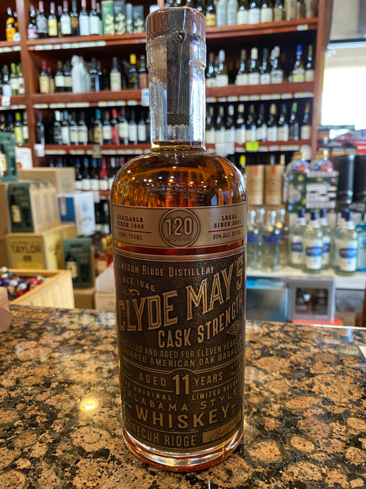 Clyde May's Cask Strength Aged 11 Years Whiskey 750ml
