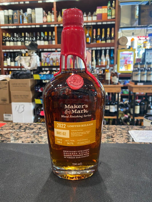 2022 Maker's Mark BRT-01 Wood Finishing Series Limited Release Kentucky Straight Bourbon Whisky 750ml