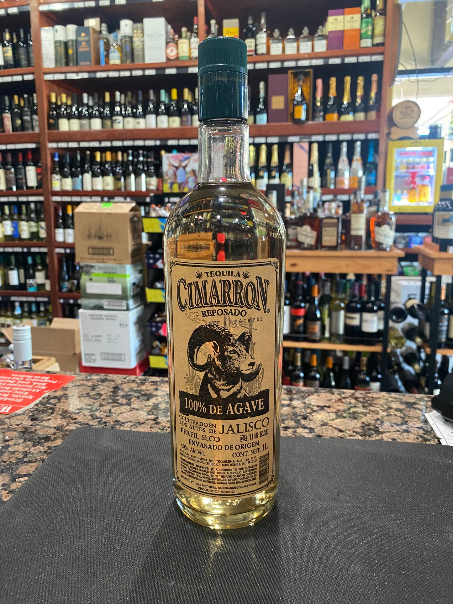 Cimarron Reposado Tequila 1Lt