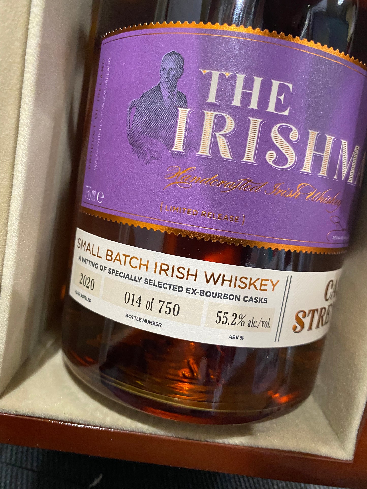 2020 The Irishman Cask Strength Blended Irish Whiskey 750ml