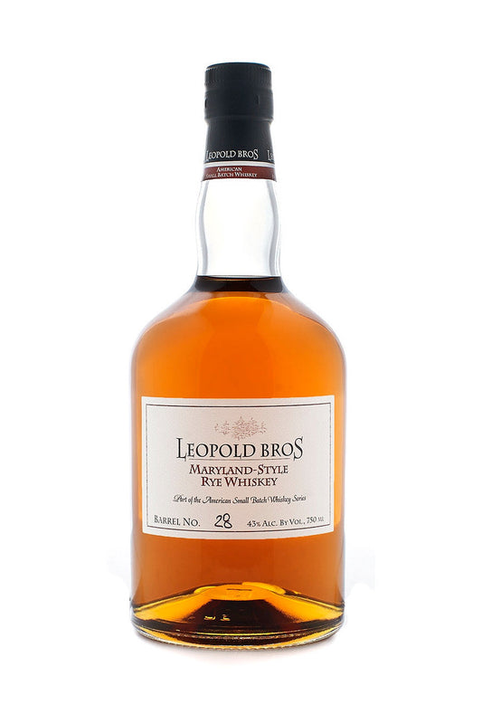 LEOPOLD BROS MARYLAND STYLE RYE WHISKEY 750ML