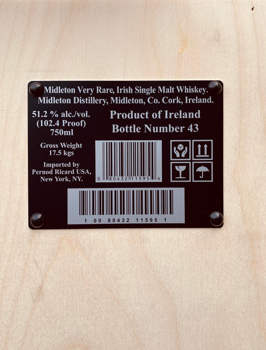 MIDLETON VERY RARE "Silent Distillery"