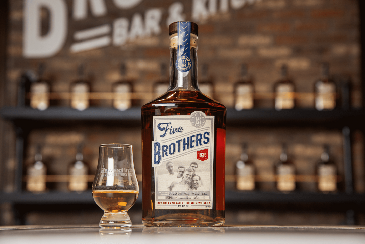 Five Brothers Bourbon from Heaven Hill Distillery