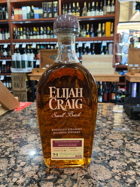 Elijah Craig Small Batch Store Pick Kentucky Straight Bourbon Whiskey 750ml