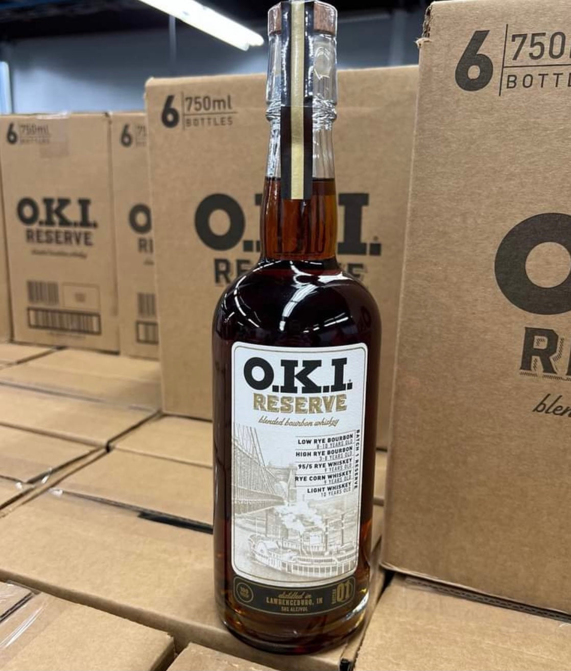 Oki Reserve Straight Bourbon Whiskey