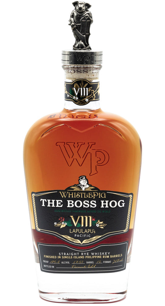 WhistlePig Farm The Boss Hog 8th VIII Edition Lapulapu's Pacific Straight Rye Whiskey 750ml