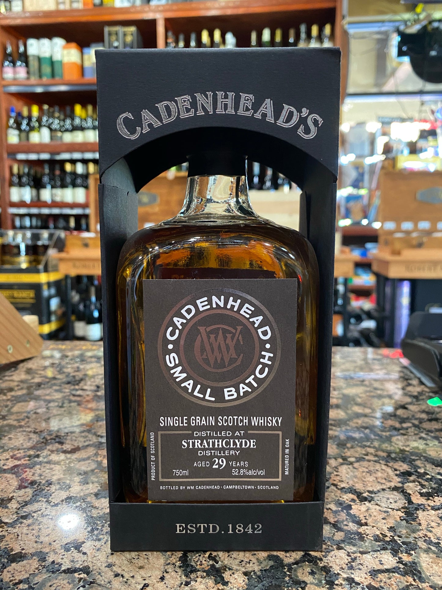 Cadenhead's Small Batch Strathclyde 29 Year Old Single Grain Scotch Whisky 750ml