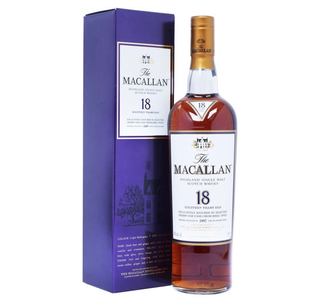 Macallan 18 Year Old  750ml -2017