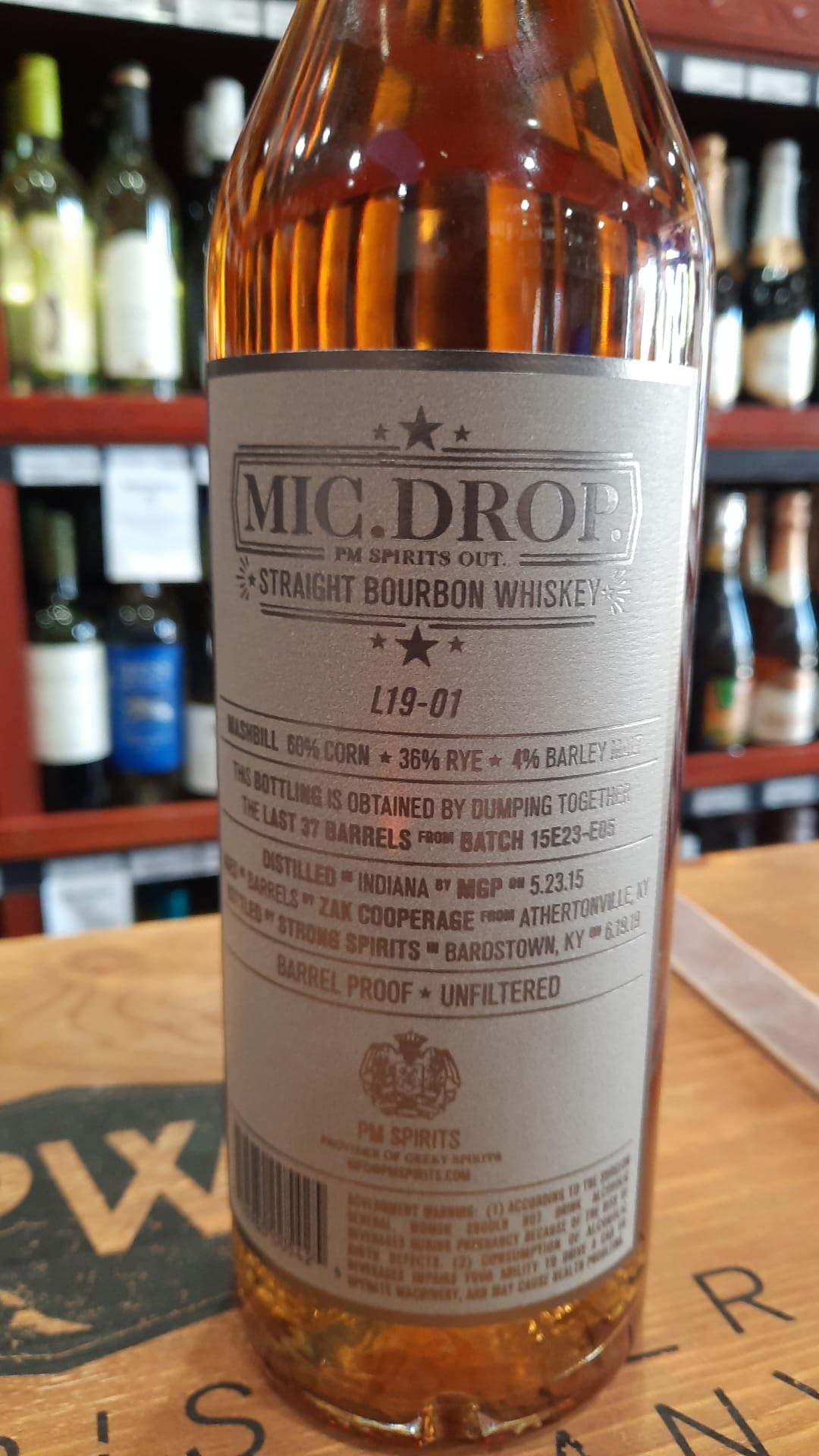 Mic Drop - Straight Bourbon Whiskey 4 Year Old (750ml)