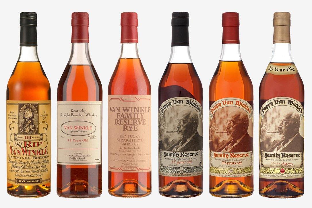 Pappy Van Winkle Complete Lineup 750Ml