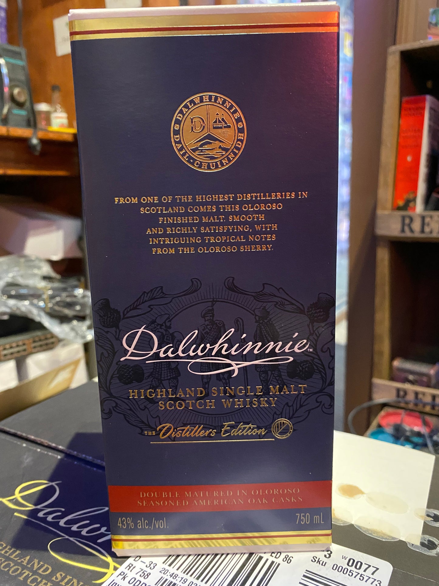 Dalwhinnie The Distillers Edition Double Matured Single Malt Scotch Whisky 750ml