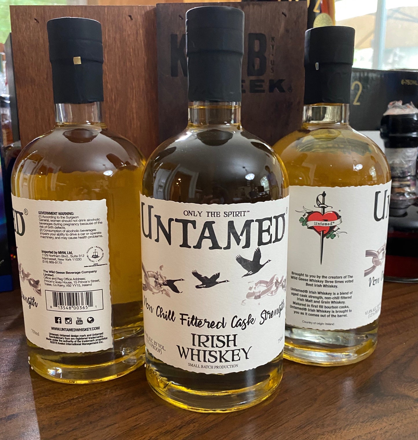 Untamed Non Chill Filtered Cask Strength Irish Whiskey 750ml