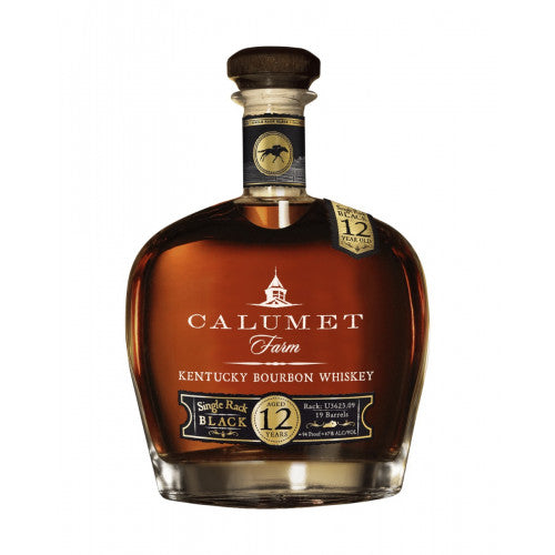 Calumet Farm 12 Year Old Single Rack Black Bourbon Whiskey