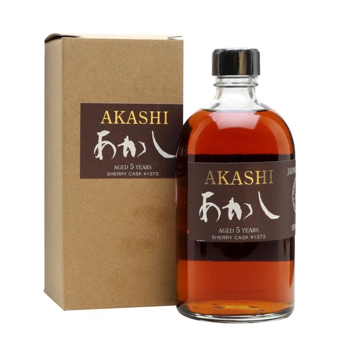 Akashi Aged 5 Years Sherry Cask Single Malt Whisky 750ml