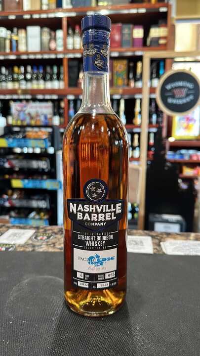 Nashville Barrel Single Barrel Cask Strength 6 Years Old Pacific Edge Pick Barrel 883 Bourbon Whiskey 750ml