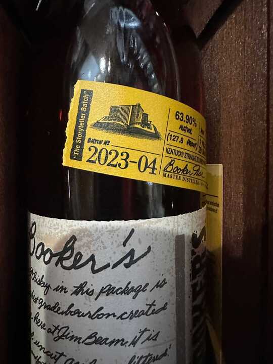 Booker's Storyteller Batch 2023-04 Kentucky Straight Bourbon Whiskey 750ml