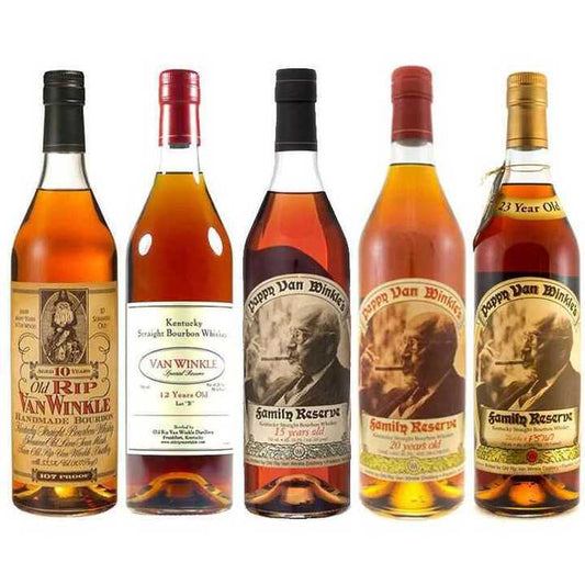 Pappy Van Winkle Bourbon Collector's Set of 5