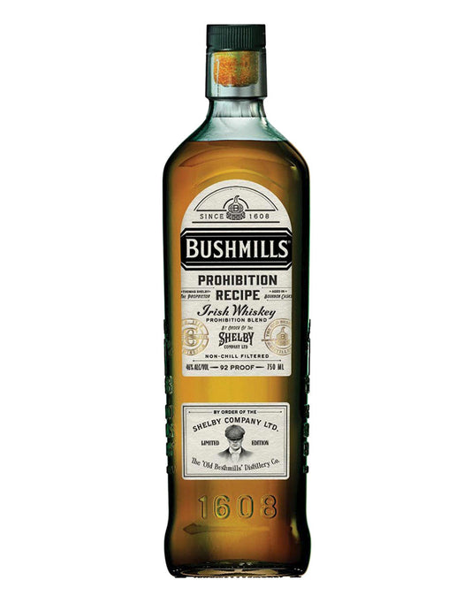 Bushmills Prohibition Recipe Irish Whiskey 750ml