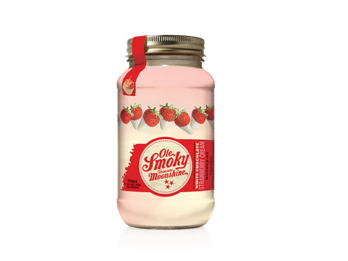 Ole Smoky White Chocolate Strawberry Cream Moonshine