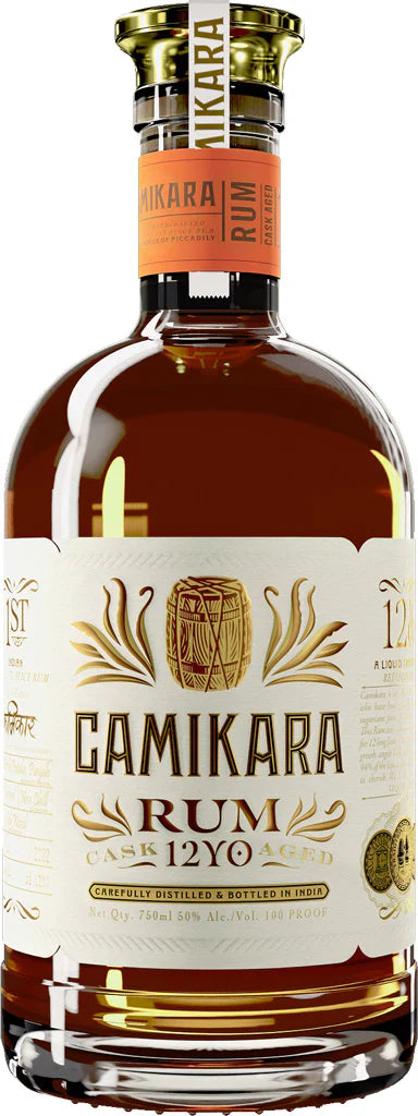 Camikara 12 Year Old Cask Aged Rum 750ml