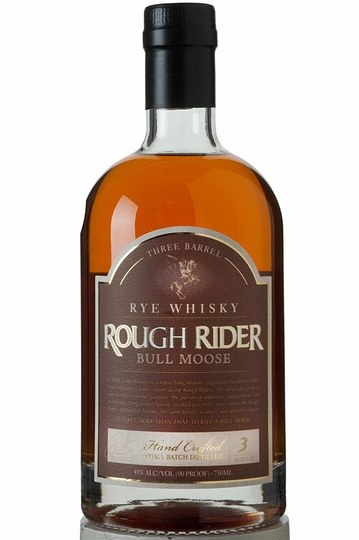 Rough Rider Bull Moose Three Barrel Rye Whiskey 750ml