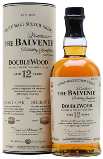 Balvenie DoubleWood 12 Year Old Single Malt Scotch Whisky 750ml