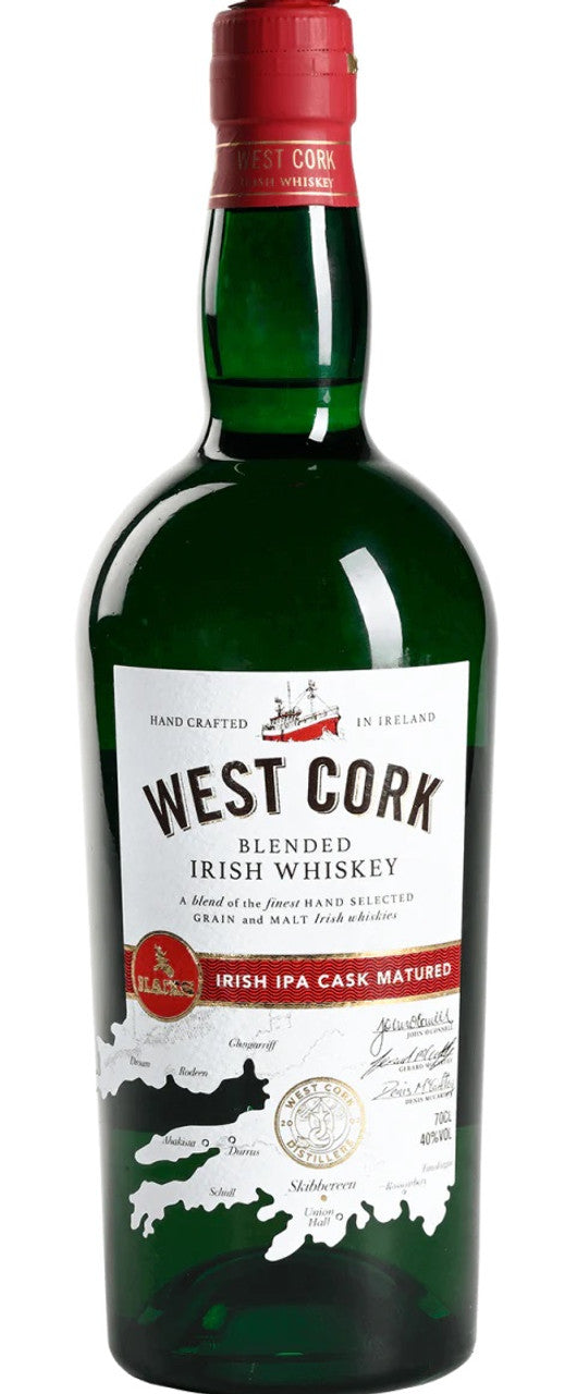 West Cork Irish IPA Cask Matured Whisky 750ml