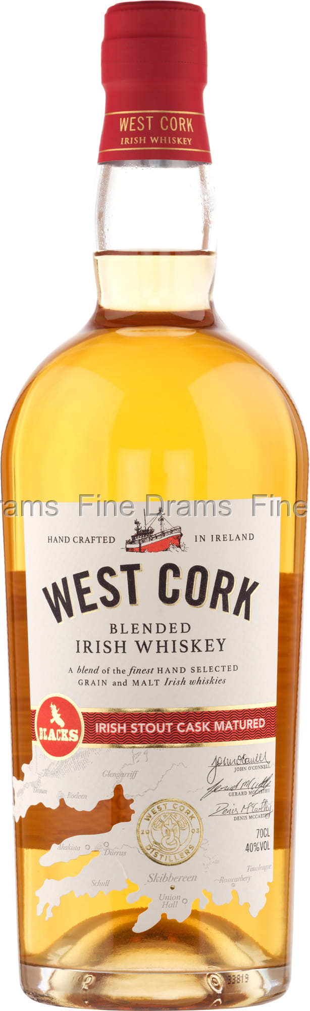 West Cork Stout Cask Matured Irish Whiskey 750ml