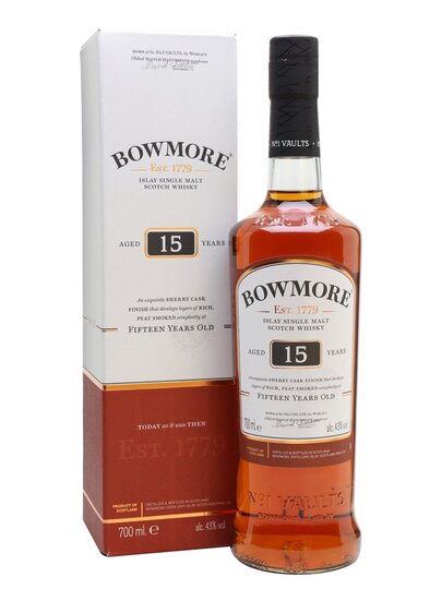 Bowmore 15 Year Old Single Malt Scotch Whisky