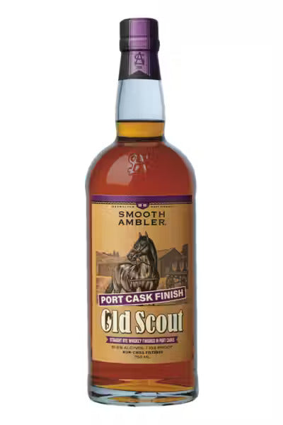 Smooth Ambler Old Scout Port Cask Finished Straight Rye Whiskey 750ml