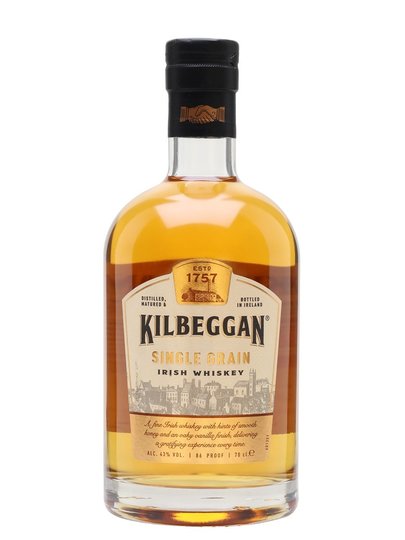 Kilbeggan Single Grain Irish Whiskey 750ml