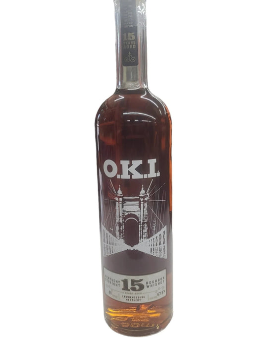 O.K.I. 15 Year Old Kentucky Straight Bourbon Whiskey 750ml