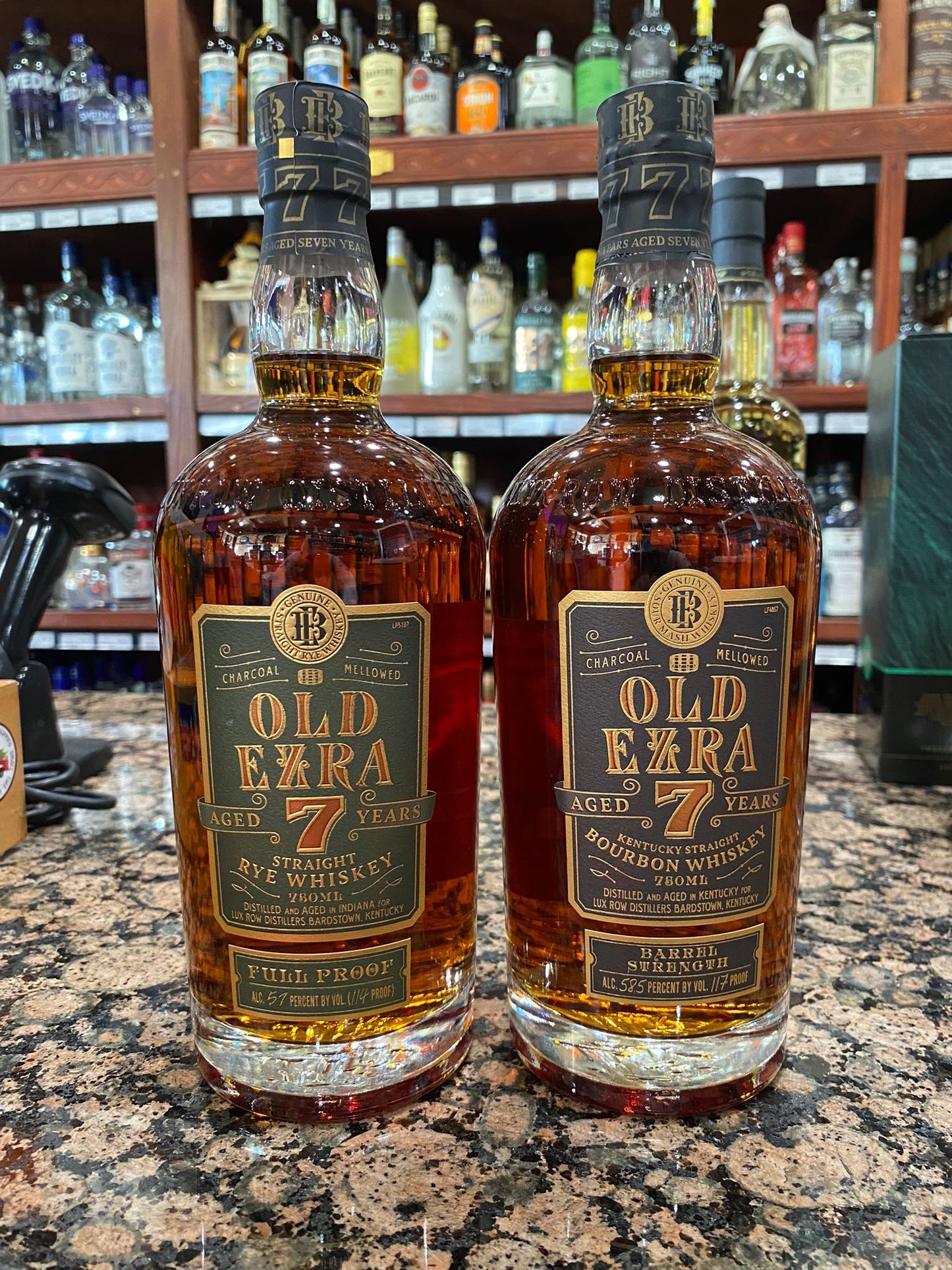 Old Ezra 7 Year Old Bourbon and Rye Bundle 750ml 2-Pack