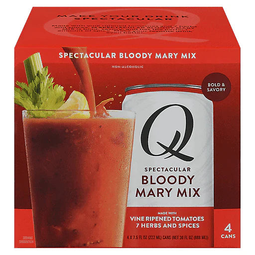 Q Mixers Spectacular Bloody Mary Mix Cans 4-Pack
