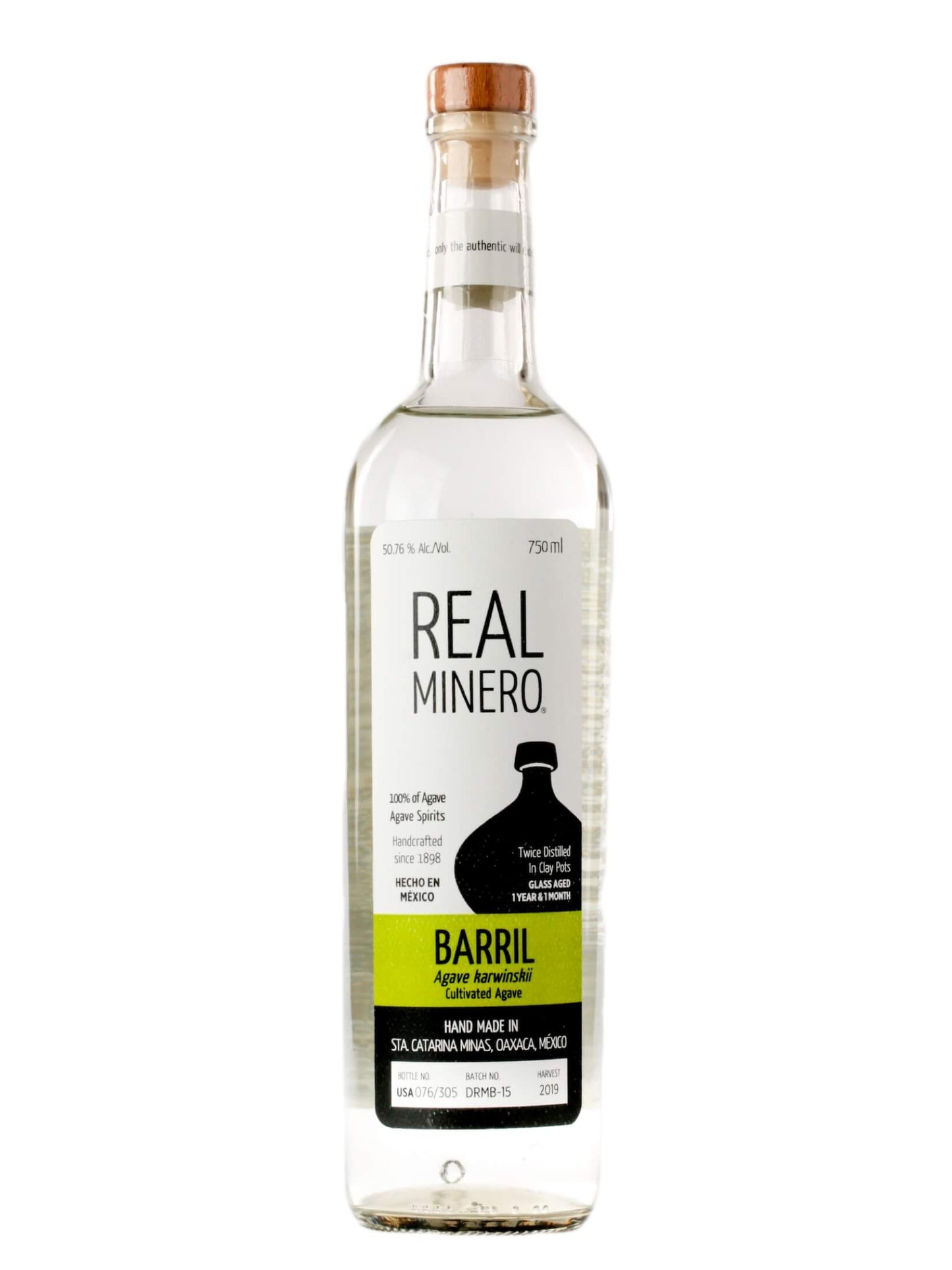Real Minero Barril Mezcal