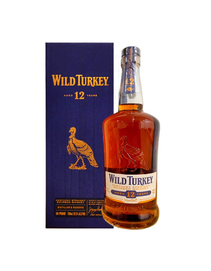 Wild Turkey 12 Year Old Kentucky Straight Bourbon Whiskey 700ml