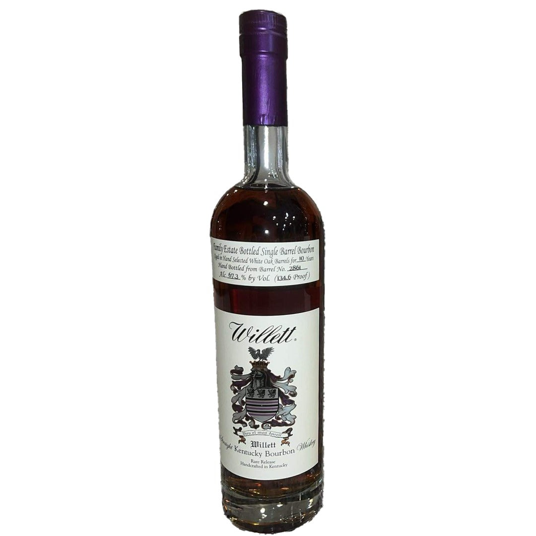 Willett Family Estate Bottled Single Barrel 10 Year Old Batch No. 2861 Straight Bourbon Whiskey 750ml